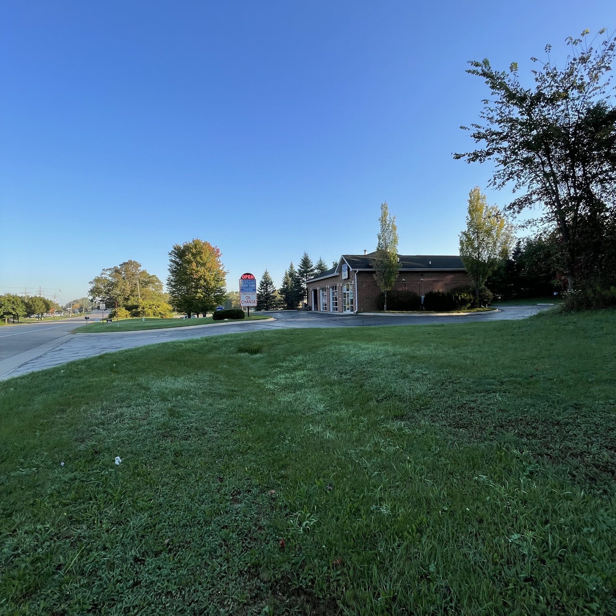 Ortonville Quick Lube building from South Ortonville Road